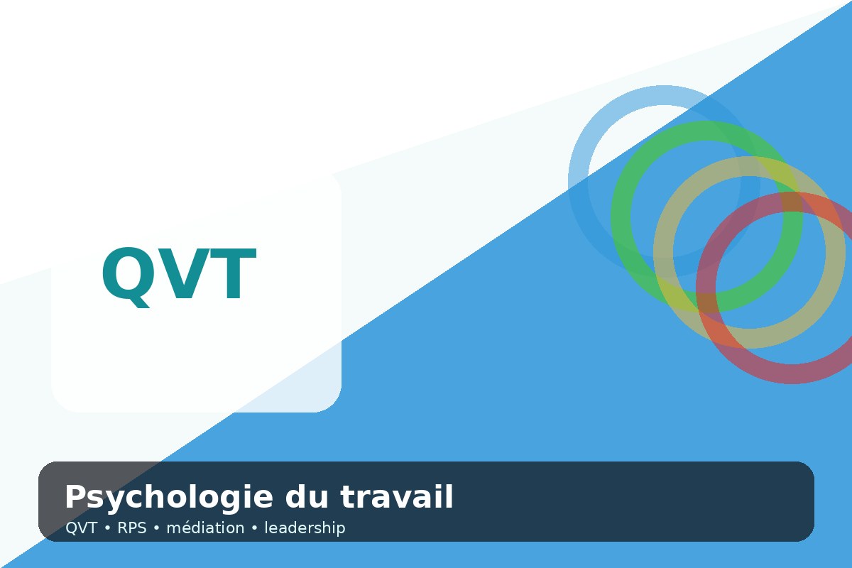 Psychologie du travail et QVT